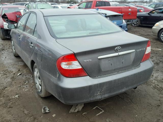 4T1BE32K74U863544 - 2004 TOYOTA CAMRY LE GRAY photo 3