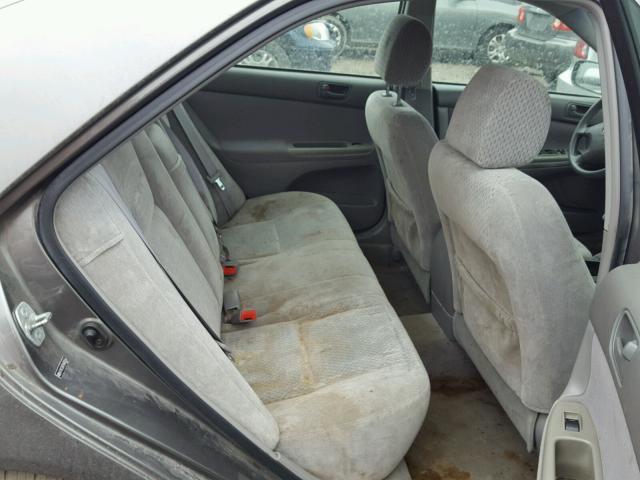 4T1BE32K74U863544 - 2004 TOYOTA CAMRY LE GRAY photo 6