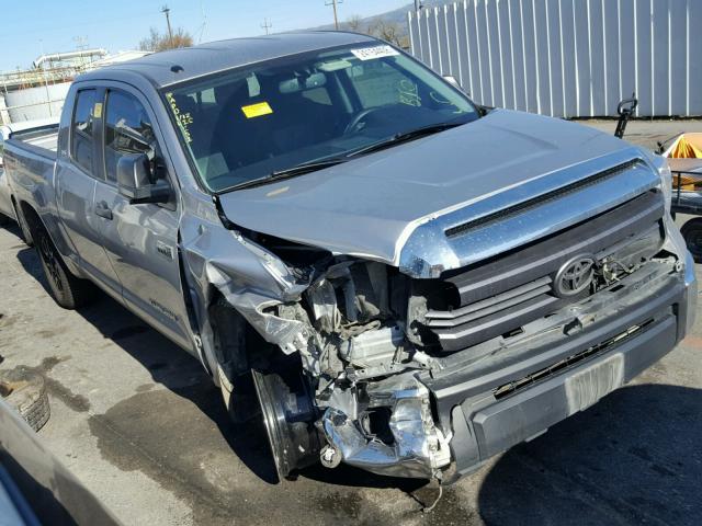 5TFRY5F14FX174103 - 2015 TOYOTA TUNDRA DOU SILVER photo 1