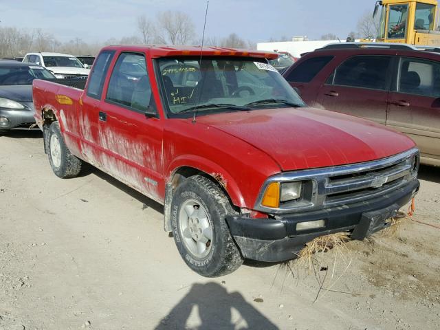 1GCDT19X9V8167027 - 1997 CHEVROLET S TRUCK S1 RED photo 1