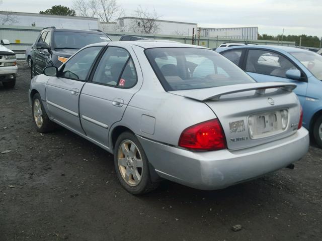 3N1CB51D66L538982 - 2006 NISSAN SENTRA 1.8 SILVER photo 3