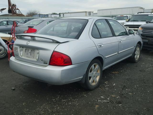 3N1CB51D66L538982 - 2006 NISSAN SENTRA 1.8 SILVER photo 4