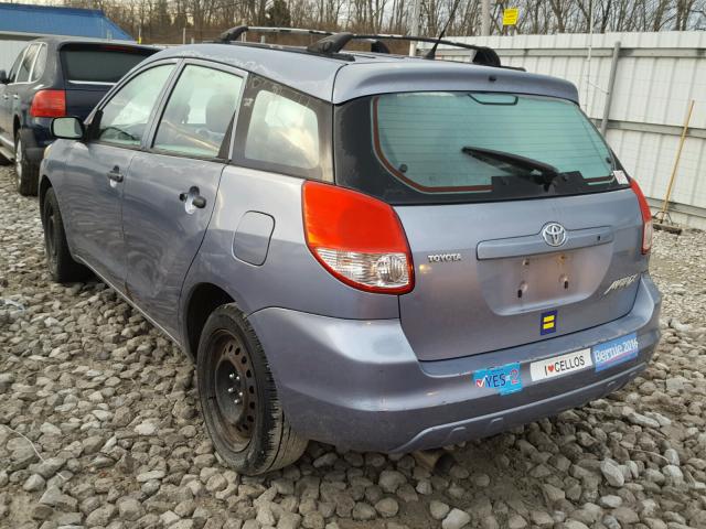 2T1KR32E23C087676 - 2003 TOYOTA MATRIX BLUE photo 3