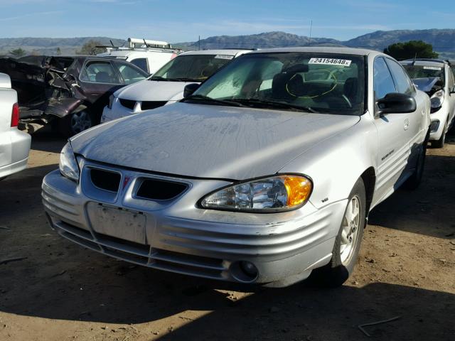 1G2NF52E41C154936 - 2001 PONTIAC GRAND AM S SILVER photo 2