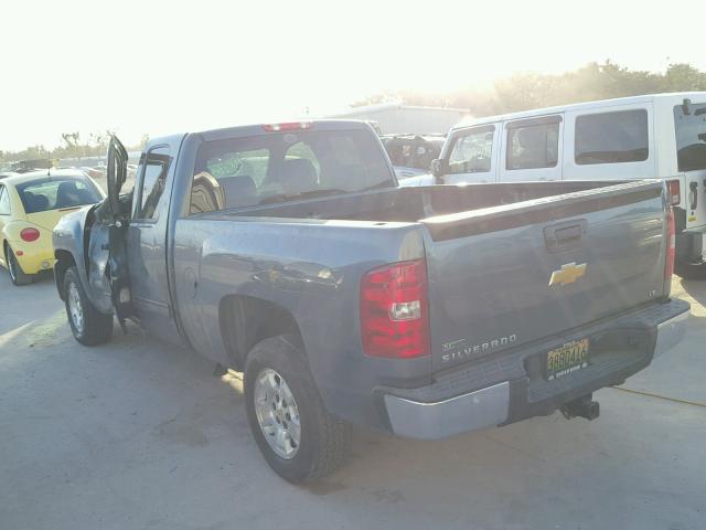 1GCRCSE00CZ172919 - 2012 CHEVROLET SILVERADO BLUE photo 3