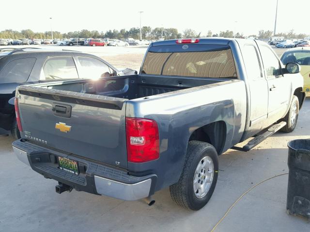 1GCRCSE00CZ172919 - 2012 CHEVROLET SILVERADO BLUE photo 4