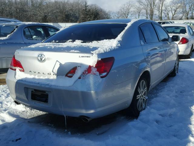 4T1BK36B77U237418 - 2007 TOYOTA AVALON XL SILVER photo 4