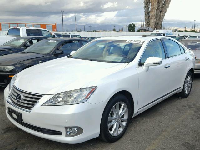 JTHBK1EG9C2509767 - 2012 LEXUS ES 350 WHITE photo 2