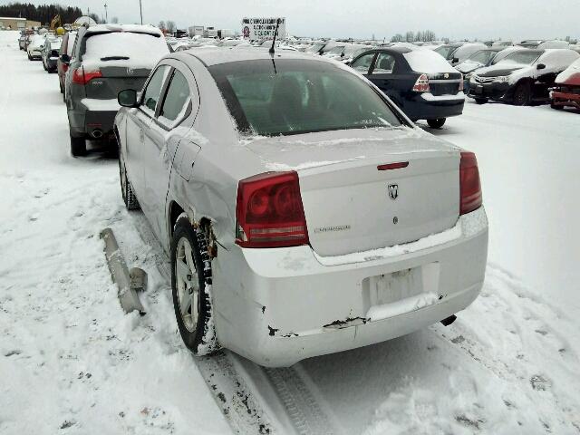 2B3KA43GX8H306539 - 2008 DODGE CHARGER WHITE photo 3