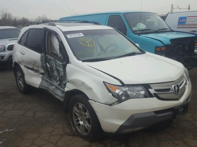 2HNYD28259H533506 - 2009 ACURA MDX WHITE photo 1