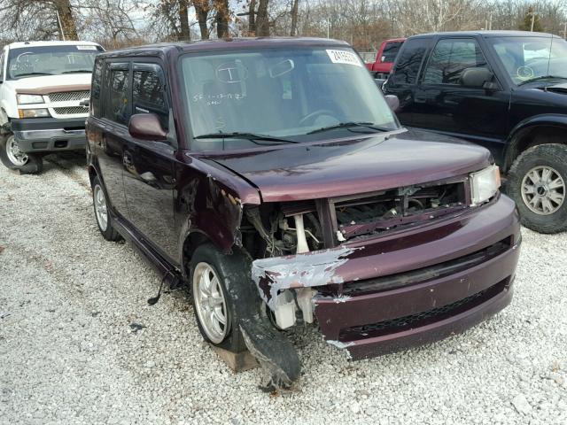 JTLKT334264039226 - 2006 TOYOTA SCION XB BURGUNDY photo 1