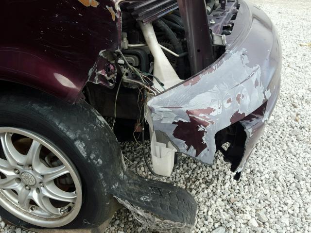 JTLKT334264039226 - 2006 TOYOTA SCION XB BURGUNDY photo 9