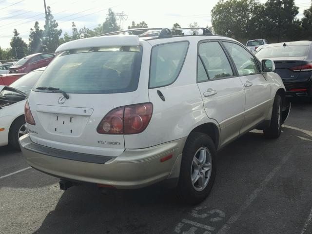 JT6GF10U8X0039040 - 1999 LEXUS RX 300 WHITE photo 4