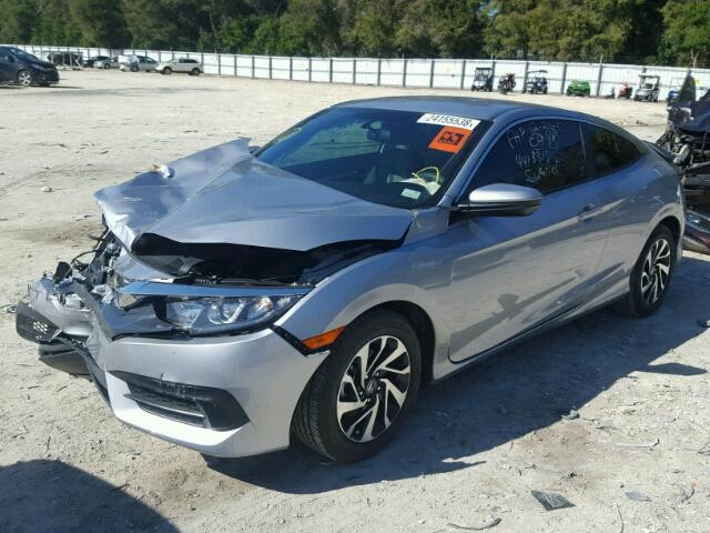 2HGFC4A56HH306910 - 2017 HONDA CIVIC LX SILVER photo 2