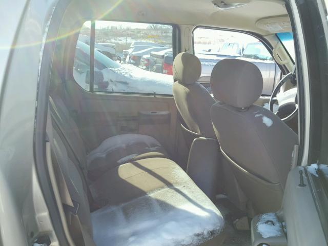 1FMZU67KX5UB40316 - 2005 FORD EXPLORER S TAN photo 6