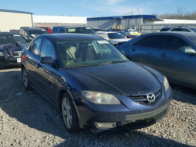 JM1BK323281166537 - 2008 MAZDA 3 S BLUE photo 1