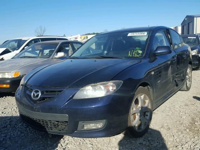 JM1BK323281166537 - 2008 MAZDA 3 S BLUE photo 2