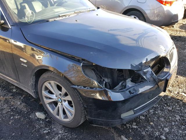 WBANV9C52AC136579 - 2010 BMW 535 XI 黑色 照片 9