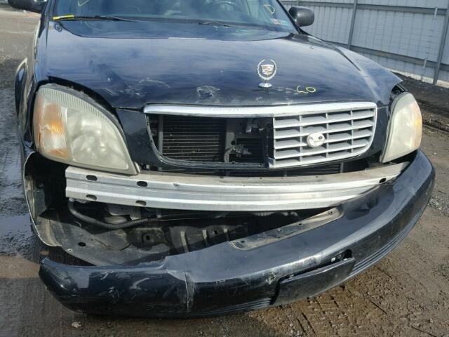 1G6KD54YX2U249804 - 2002 CADILLAC DEVILLE BLACK photo 9