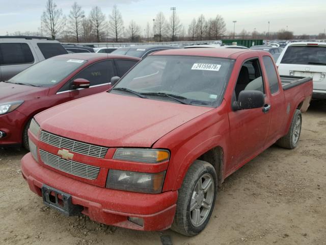 1GCCS196068113865 - 2006 CHEVROLET COLORADO RED photo 2