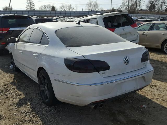 WVWBP7ANXDE560513 - 2013 VOLKSWAGEN CC SPORT WHITE photo 3