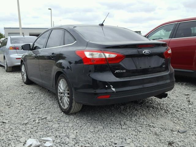 1FAHP3H24CL231627 - 2012 FORD FOCUS SEL BLACK photo 3