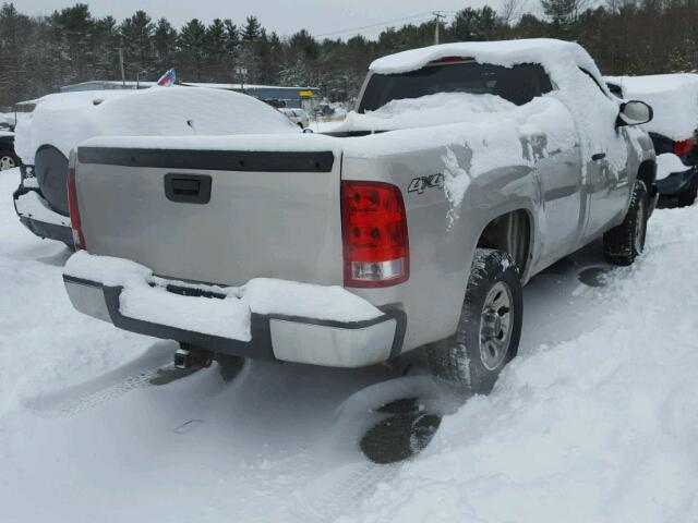 1GTEK14J49Z184442 - 2009 GMC SIERRA K15 GRAY photo 4