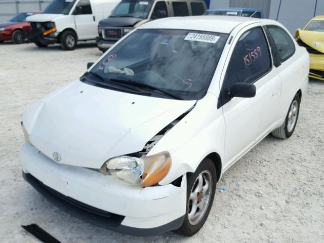 JTDAT123920220104 - 2002 TOYOTA ECHO WHITE photo 2