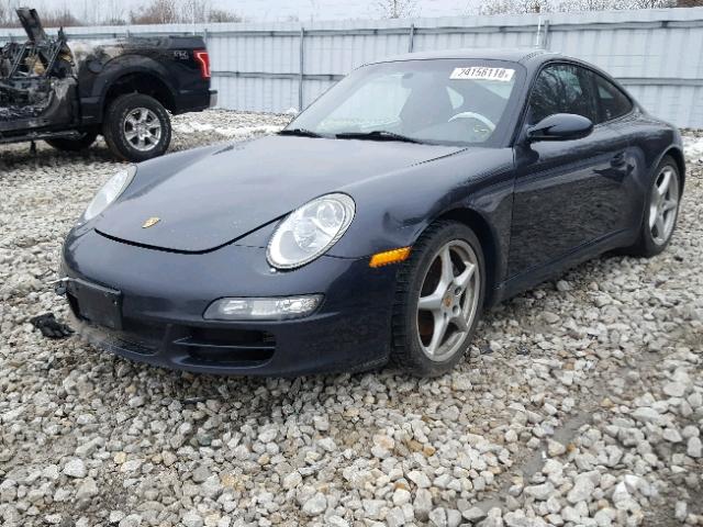 WP0AA29936S716533 - 2006 PORSCHE 911 CARRER GRAY photo 2