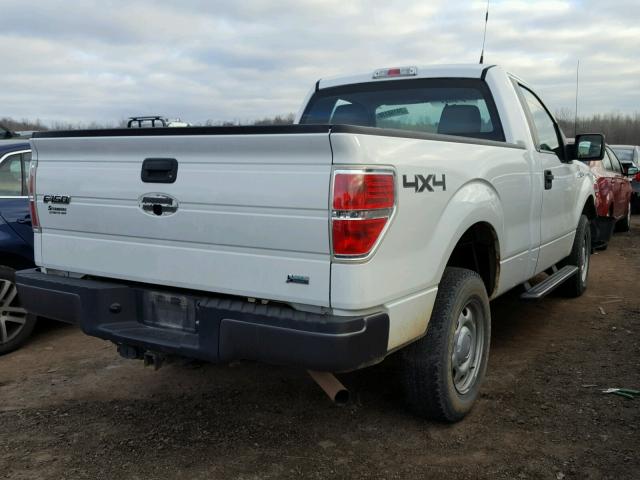 1FTMF1EV6AKA15568 - 2010 FORD F150 WHITE photo 4