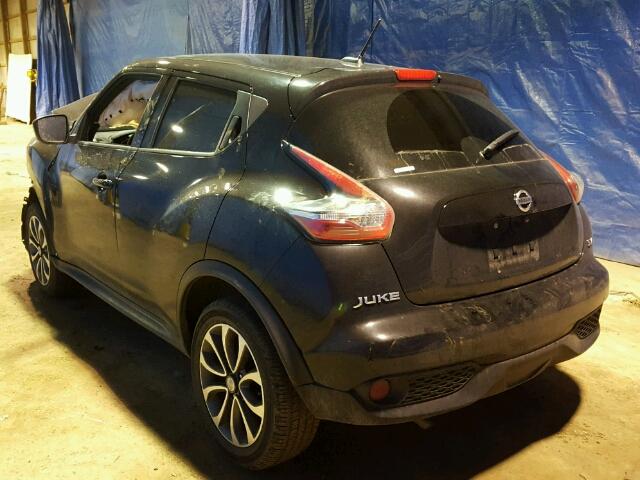 JN8AF5MR9HT703586 - 2017 NISSAN JUKE S BLACK photo 3