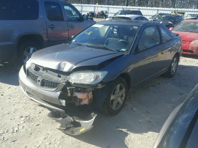 1HGEM22964L066611 - 2004 HONDA CIVIC EX ნაცრისფერი ფოტო 2