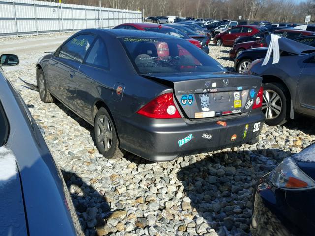 1HGEM22964L066611 - 2004 HONDA CIVIC EX ნაცრისფერი ფოტო 3