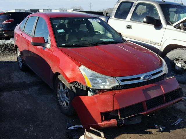 1FAHP36NX9W162060 - 2009 FORD FOCUS SES RED photo 1