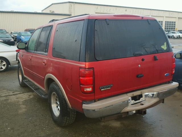 1FMFU18L7WLA12314 - 1998 FORD EXPEDITION RED photo 3