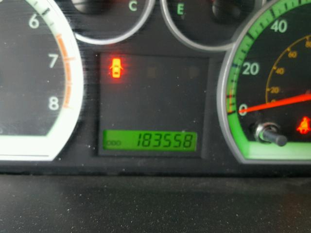 KL1TD66E49B606868 - 2009 CHEVROLET AVEO LS BLACK photo 8