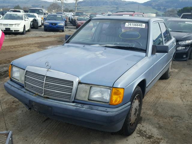 WDBDA29D8HF365808 - 1987 MERCEDES-BENZ 190 E 2.6 BLUE photo 2