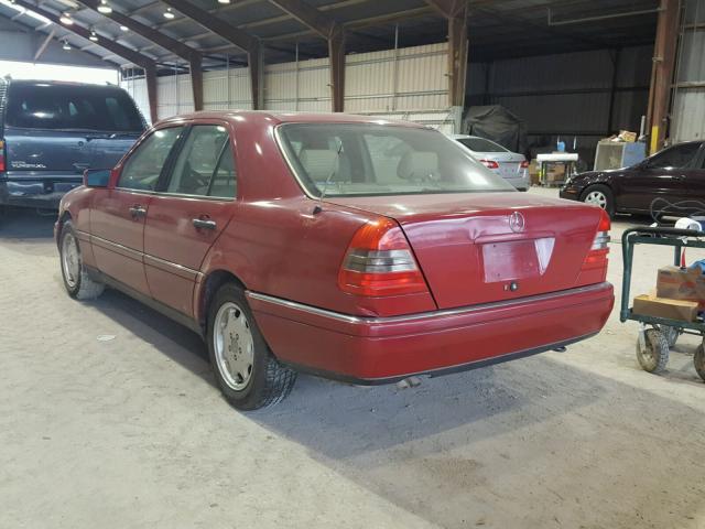 WDBHA23E2VF522960 - 1997 MERCEDES-BENZ C 230 RED photo 3