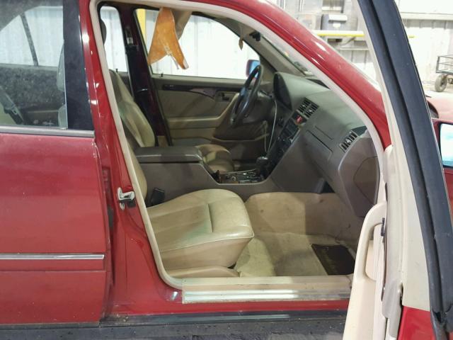 WDBHA23E2VF522960 - 1997 MERCEDES-BENZ C 230 RED photo 5