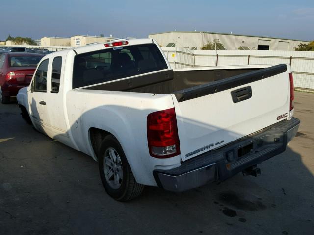 1GTEC29J59Z102536 - 2009 GMC SIERRA C15 WHITE photo 3