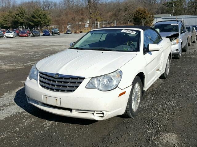 1C3LC55R18N284122 - 2008 CHRYSLER SEBRING TO WHITE photo 2