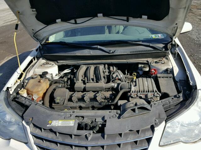 1C3LC55R18N284122 - 2008 CHRYSLER SEBRING TO WHITE photo 7