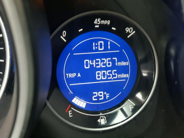 3HGGK5G51FM743152 - 2015 HONDA FIT LX GRAY photo 8