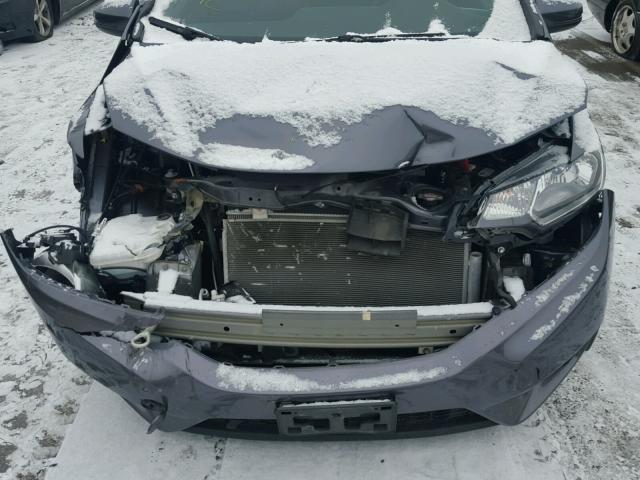 3HGGK5G51FM743152 - 2015 HONDA FIT LX GRAY photo 9