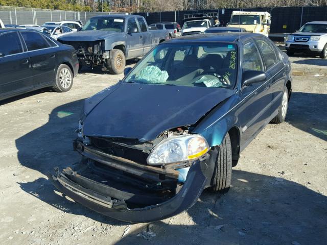 2HGEJ6577WH621382 - 1998 HONDA CIVIC LX GREEN photo 2