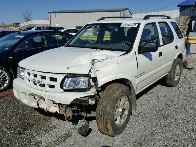 4S2CK58W1Y4322247 - 2000 ISUZU RODEO S WHITE photo 2