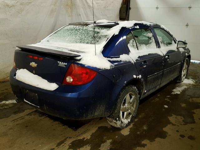 1G1AL55F777283495 - 2007 CHEVROLET COBALT LT BLUE photo 4