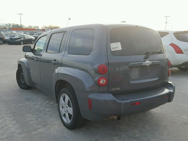 3GNDA13D48S597331 - 2008 CHEVROLET HHR LS GRAY photo 3