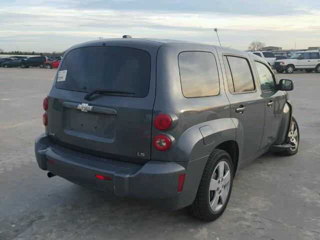 3GNDA13D48S597331 - 2008 CHEVROLET HHR LS GRAY photo 4