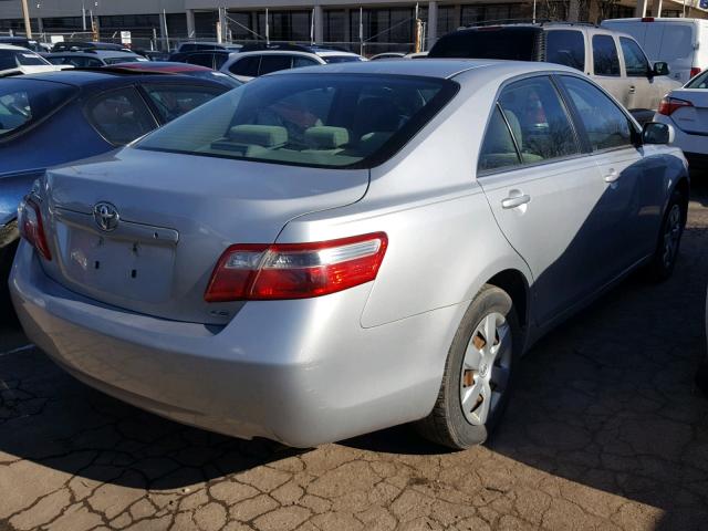 4T1BE46K57U142479 - 2007 TOYOTA CAMRY NEW SILVER photo 4